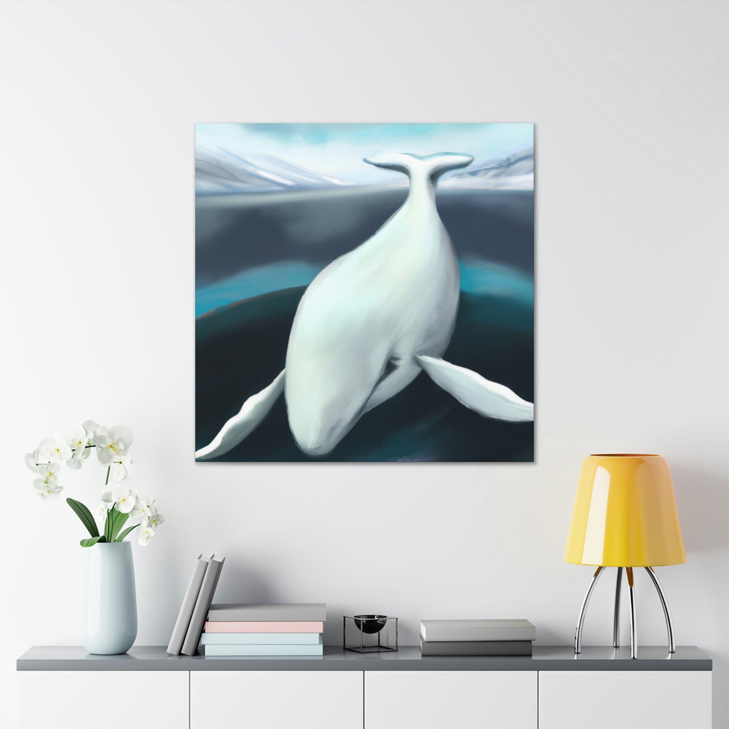 "Bowhead Whale Migration" - Canvas