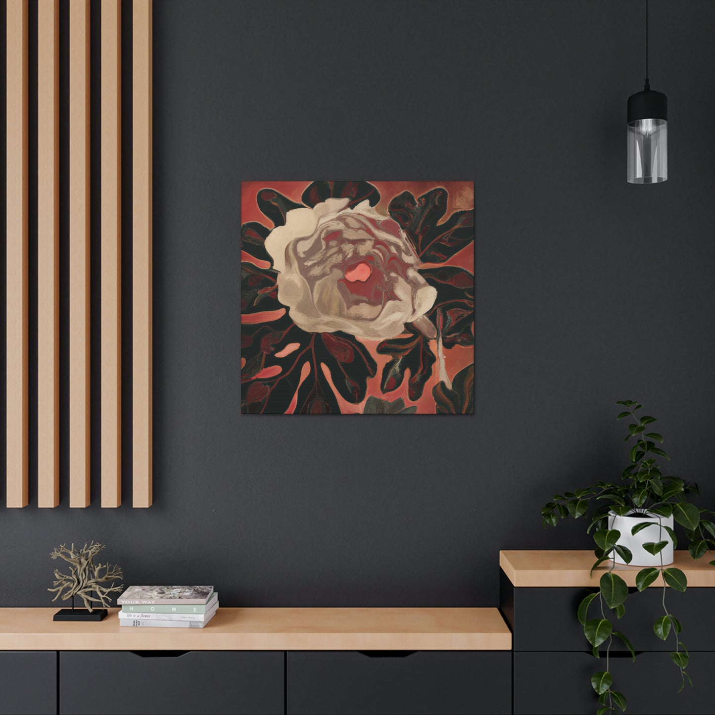 "Peony in Petals" - Canvas