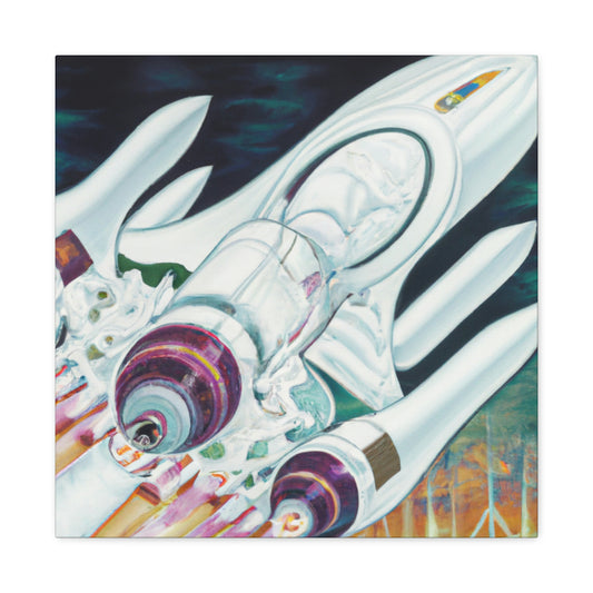 "Space Shuttle Odyssey" - Canvas