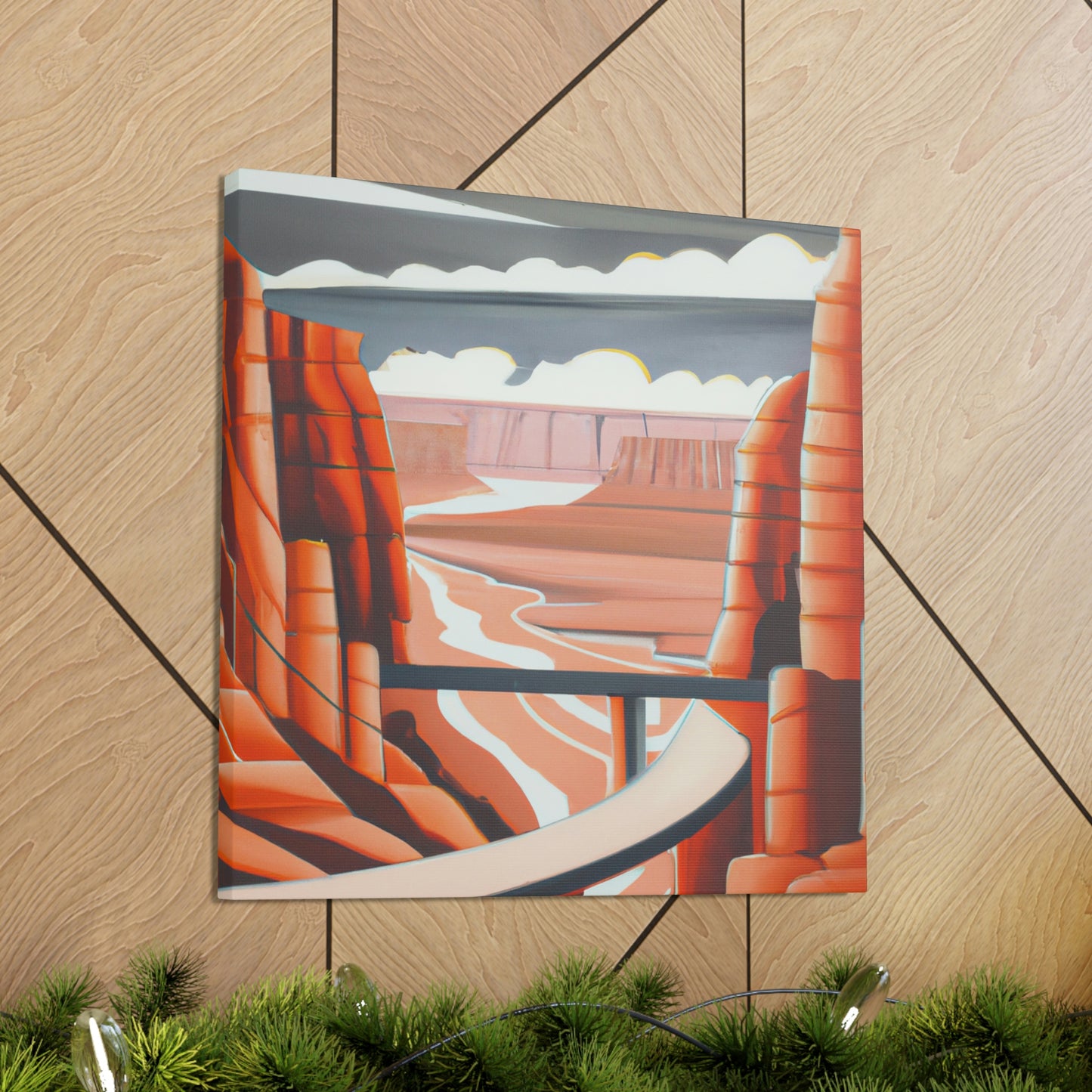 "Canyon of Art Deco" - Canvas