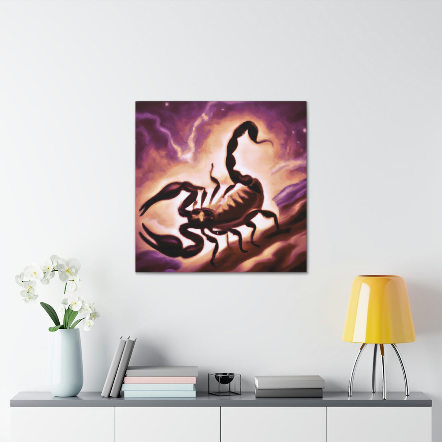 Scorpion Art Deco - Canvas