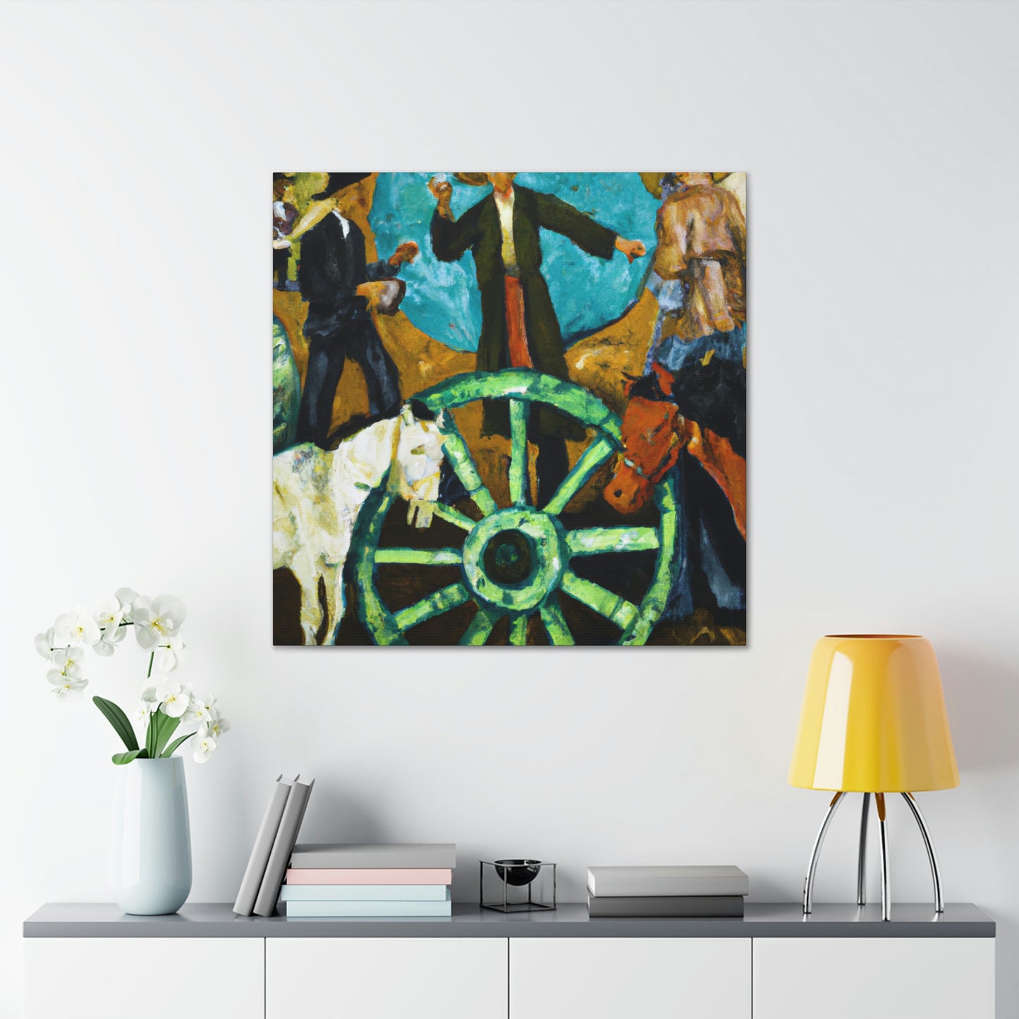 "Wheels of Transcendence" - Canvas