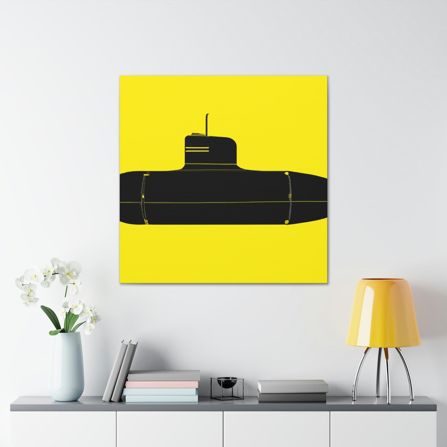 Submarine in Solitude - Canvas