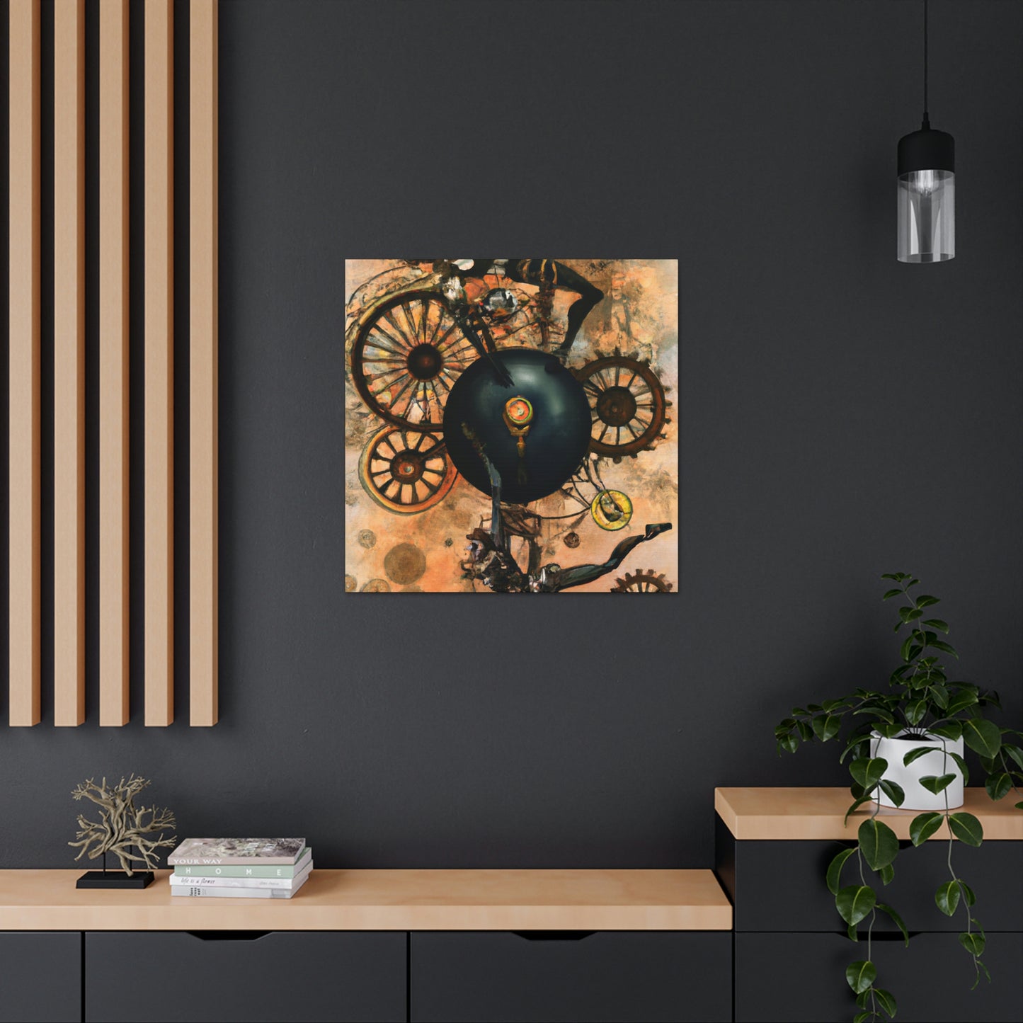 Gymnastics In Steampunk - Canvas