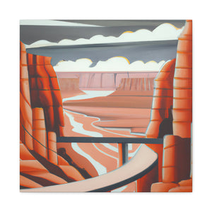 "Canyon of Art Deco" - Canvas