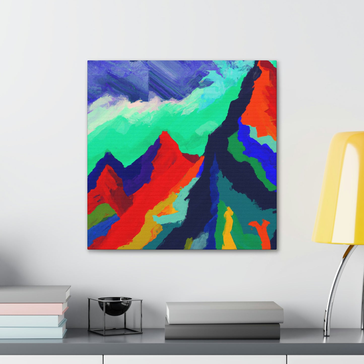 Mountain Majesty Abstract - Canvas