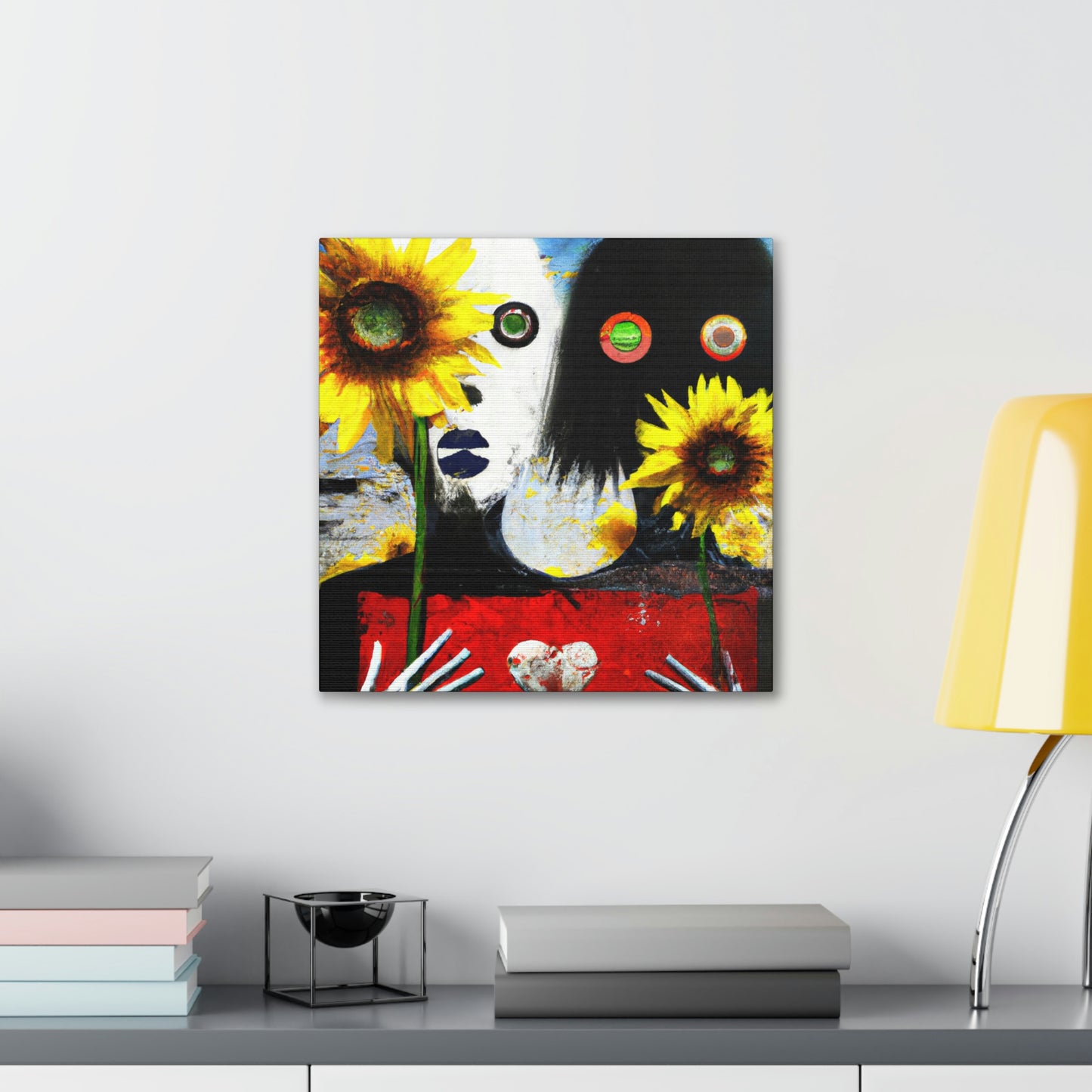 "Love and Sunflowers Bloom" - Canvas