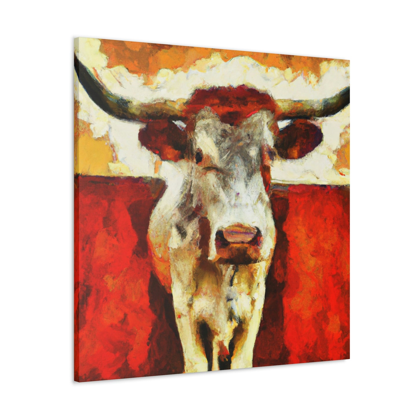 "Texas Longhorn Majesty" - Canvas