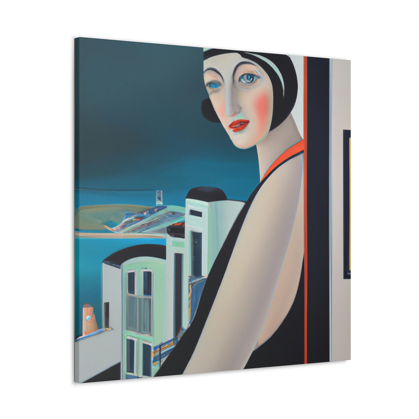 Majestic Art Deco Sun - Canvas