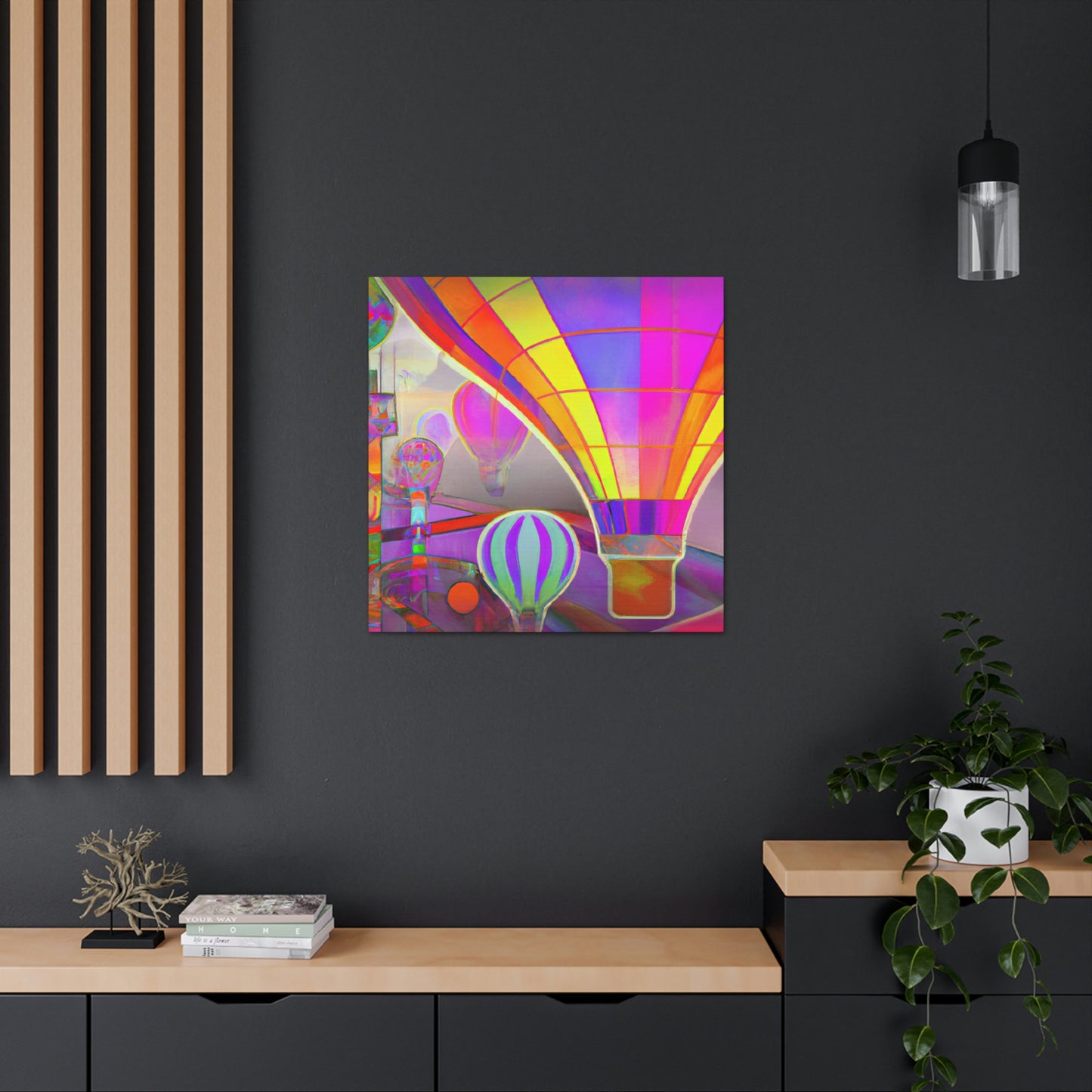 Ascending Air Balloons - Canvas