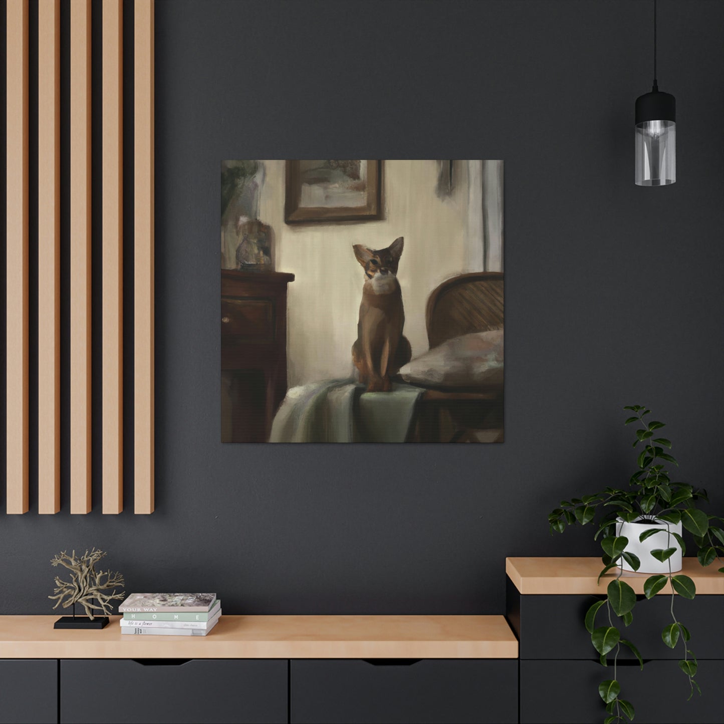 "Abyssinian Impressionist Dream" - Canvas