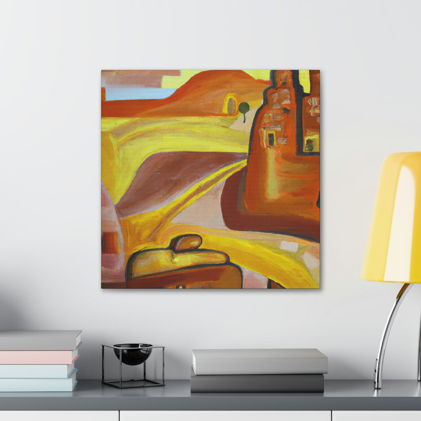 Desert in Expressionism - Canvas