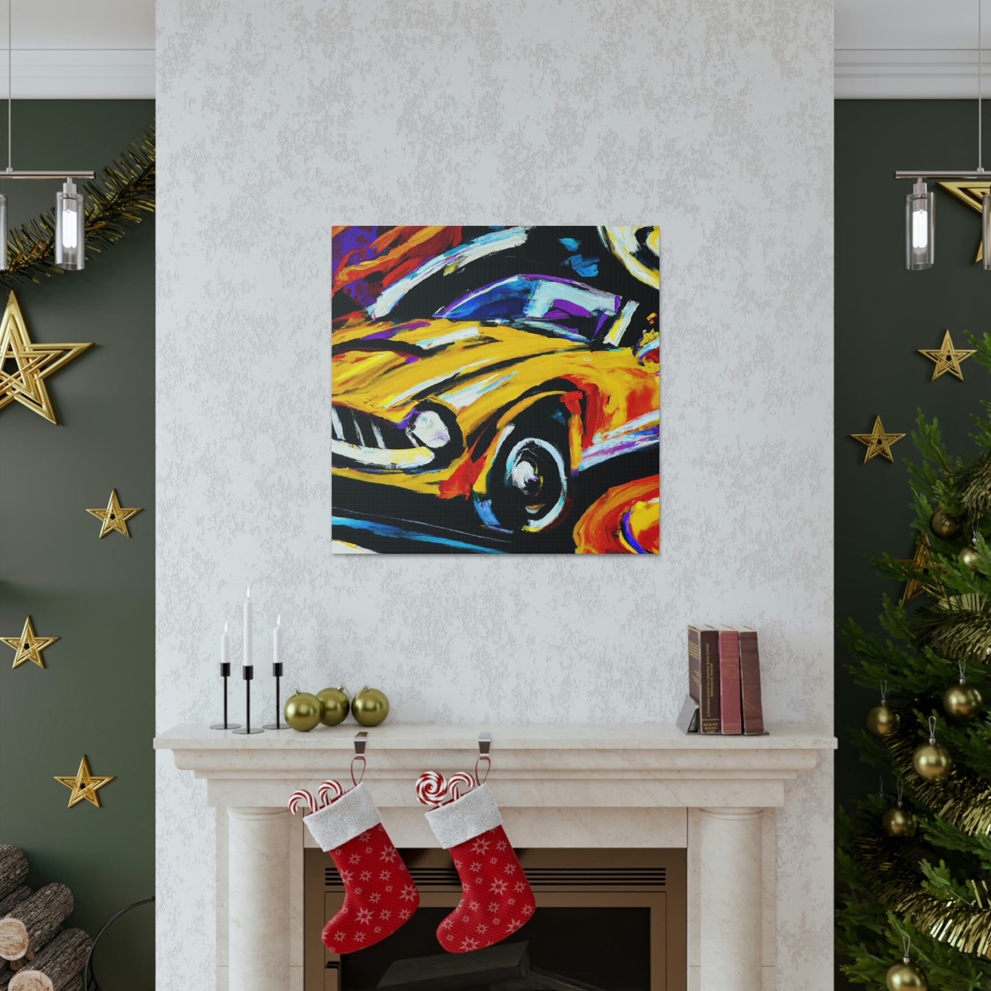 "Classic Automobile Dreaming" - Canvas