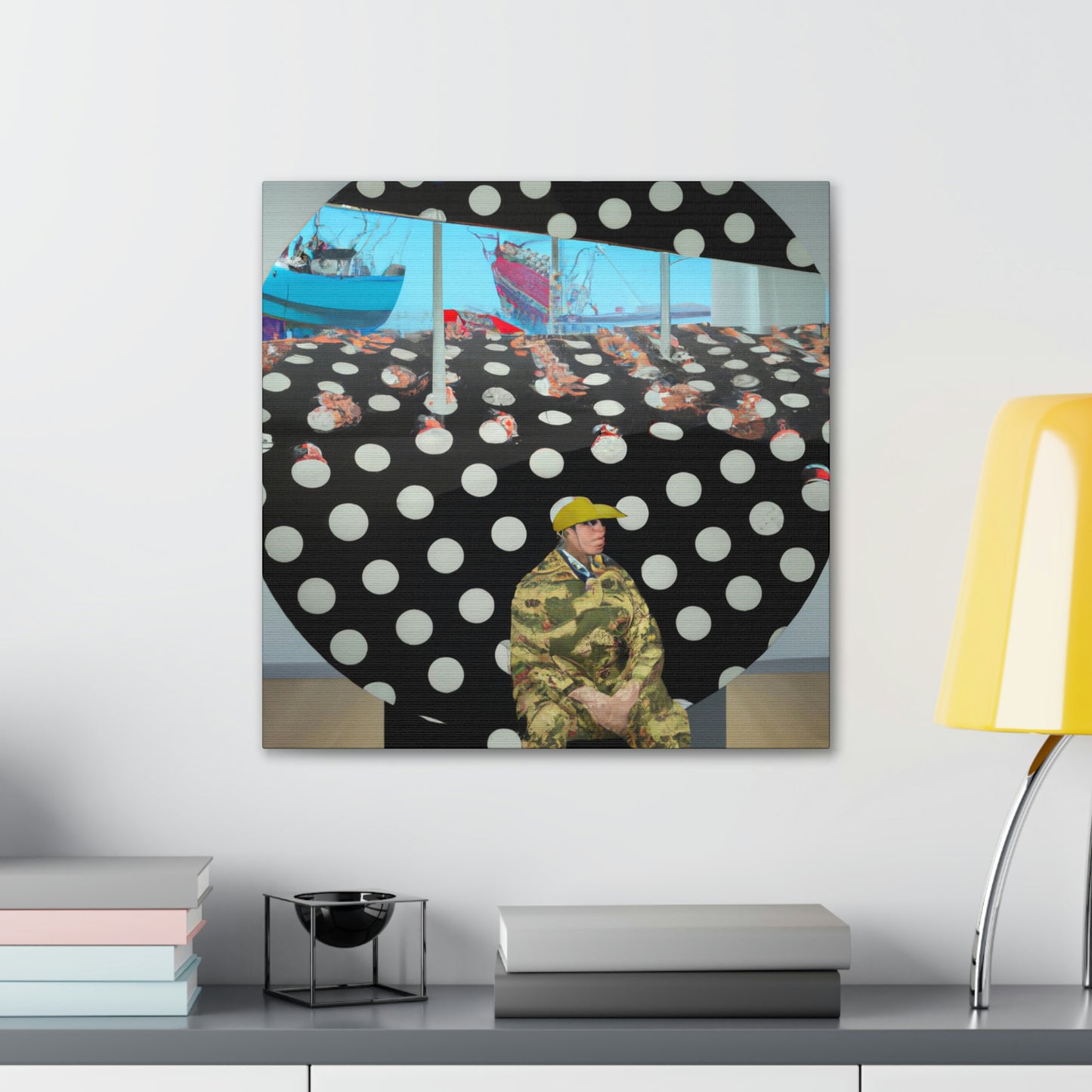 Seabee in Uniform - Canvas