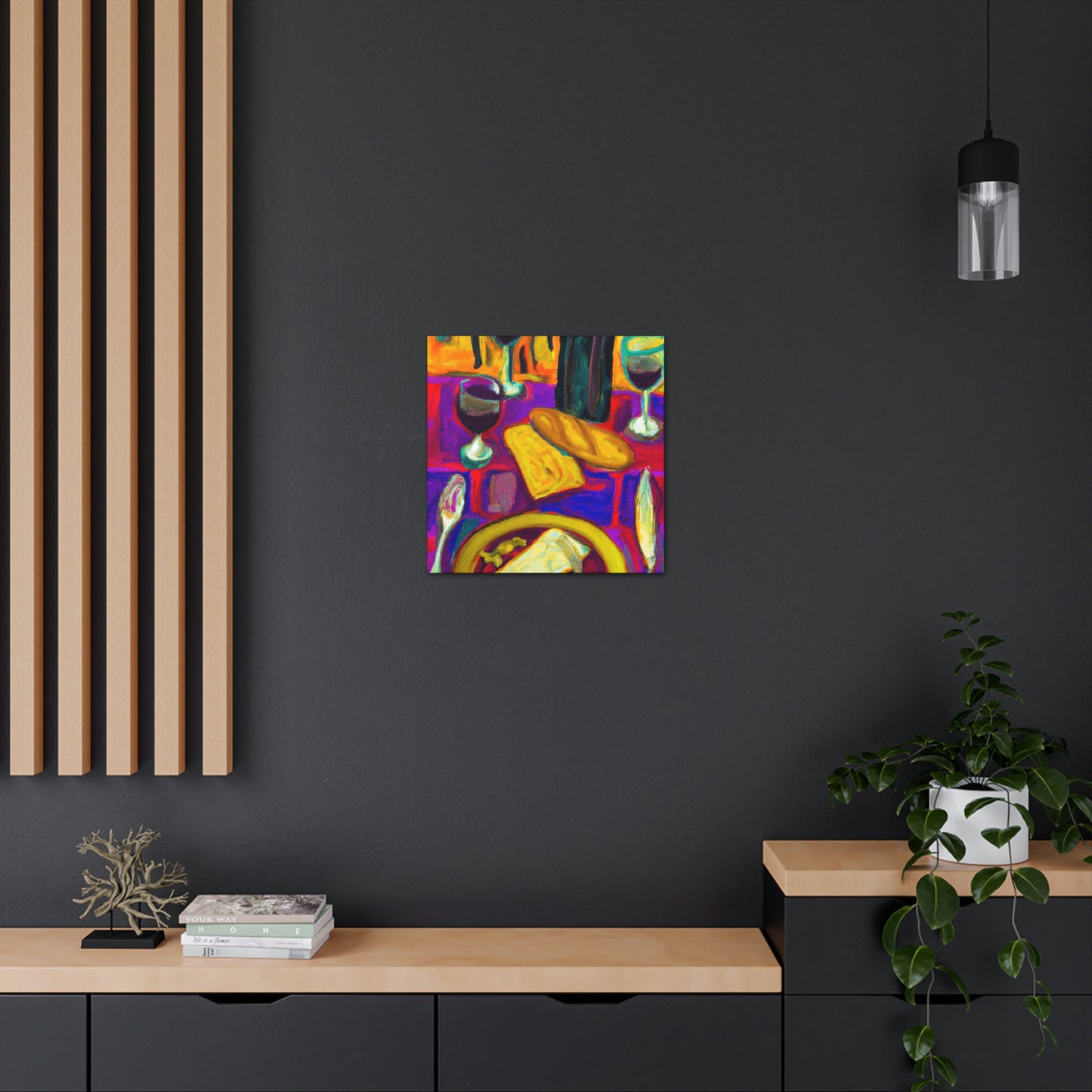 "Fauvism Dinner Delight" - Canvas