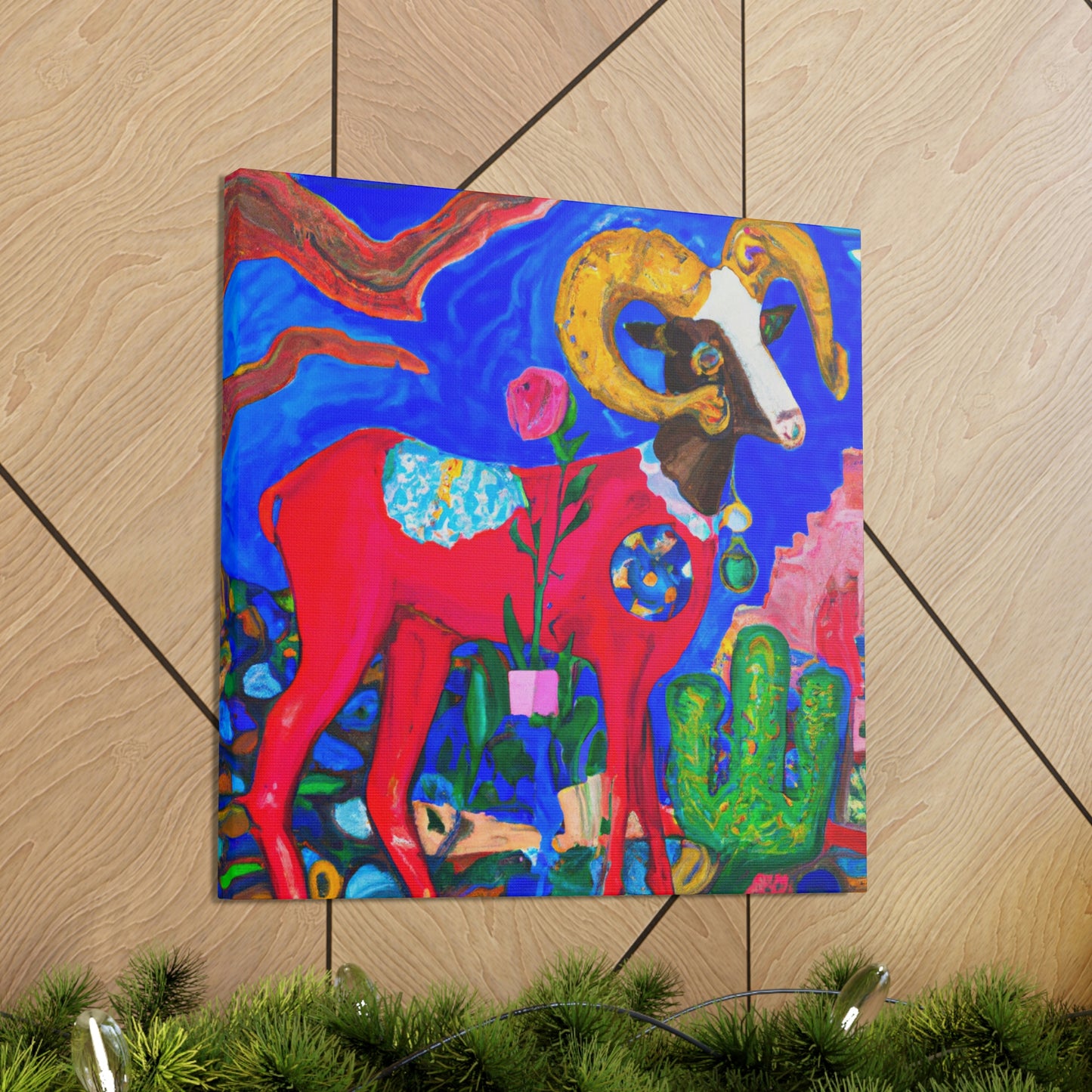 "Bighorn of the Wild" - Canvas