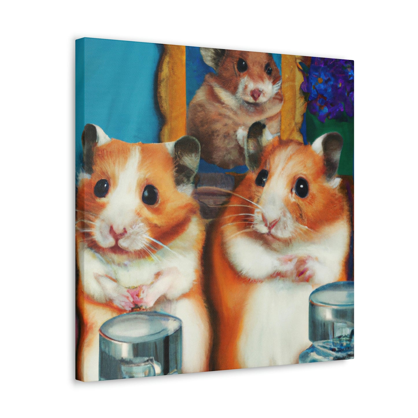 "Hamsters In Art Deco" - Canvas