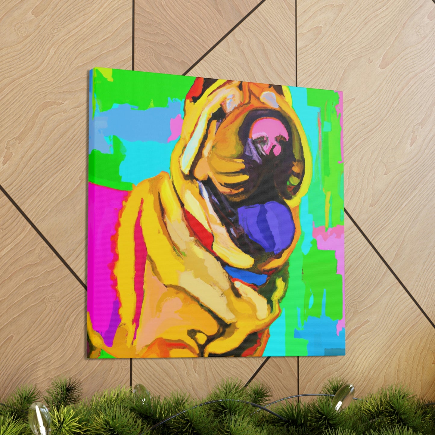 Shar Pei Minimalism - Canvas