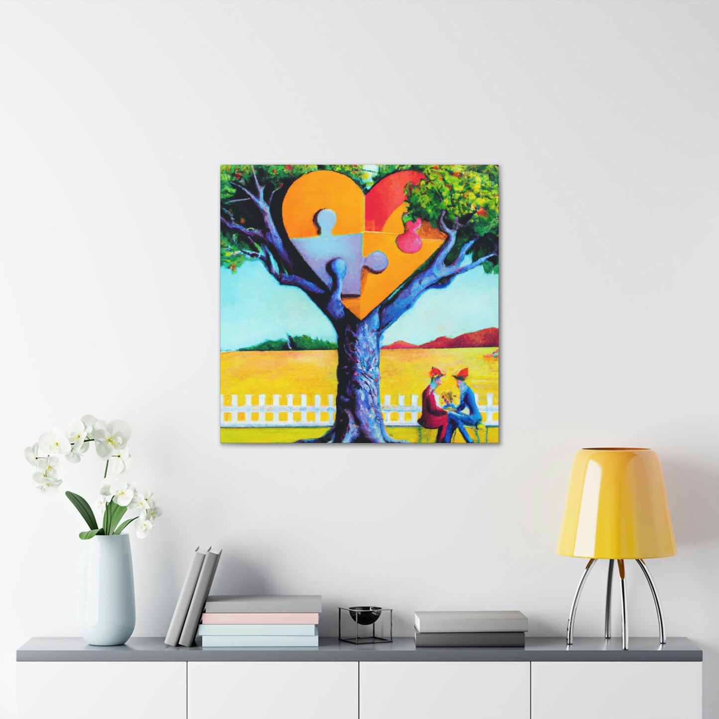 Love Tree in Bloom - Canvas