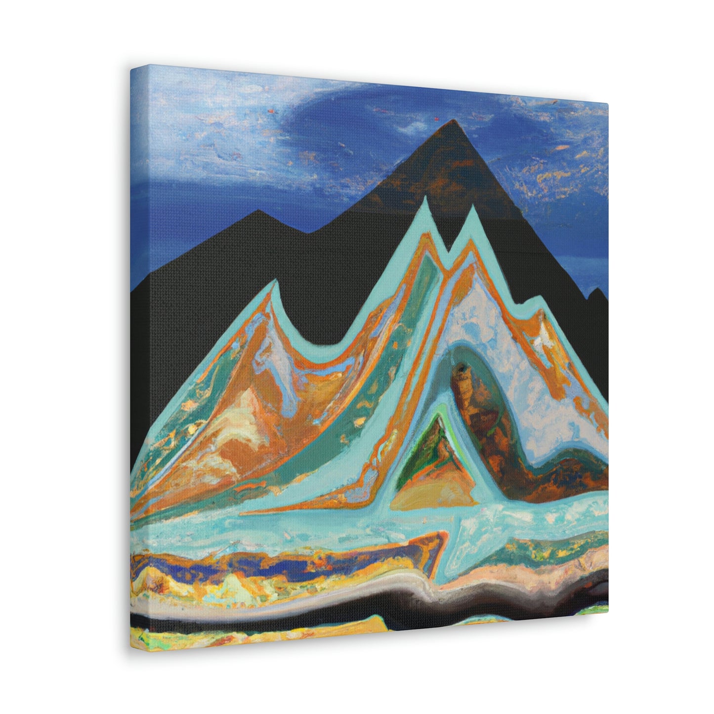 Mountain Mystique Painting - Canvas