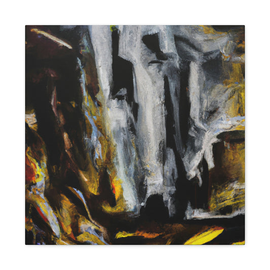 "Canyon in Expressionism" - Canvas