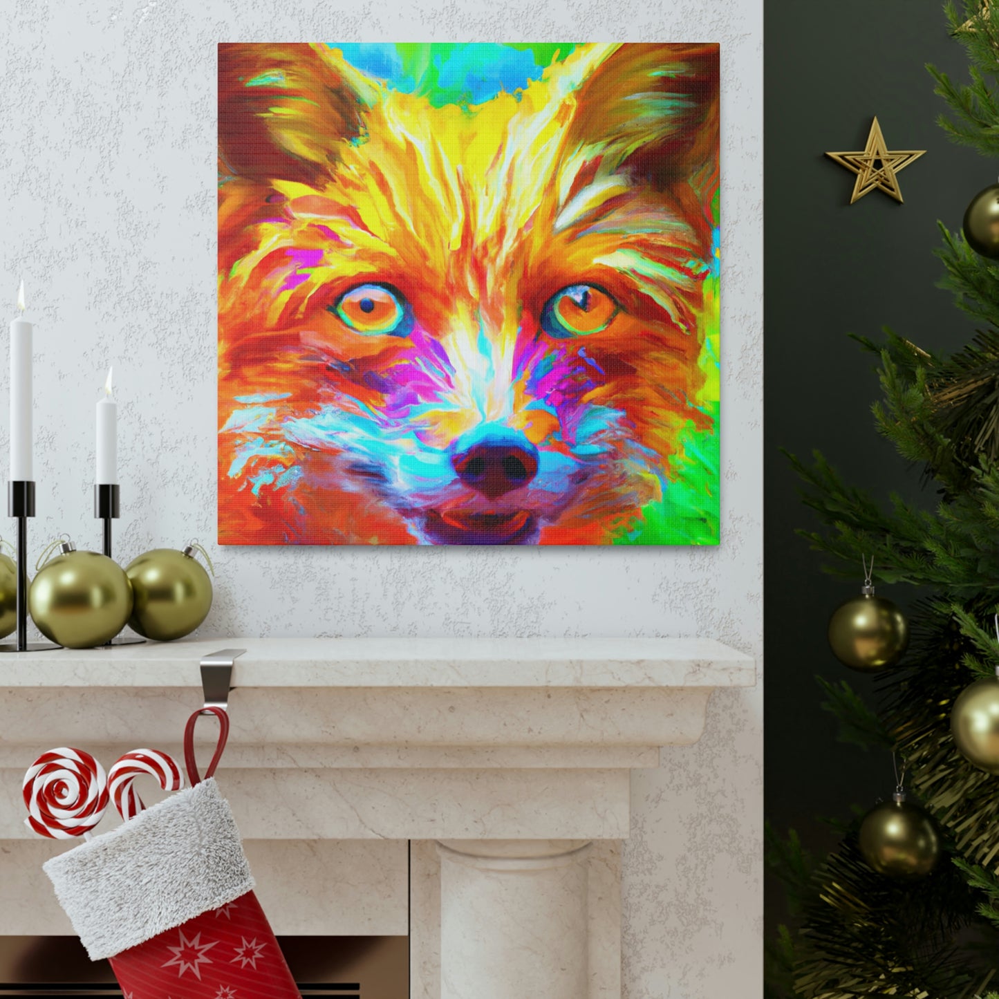 "The Dhole in Color" - Canvas