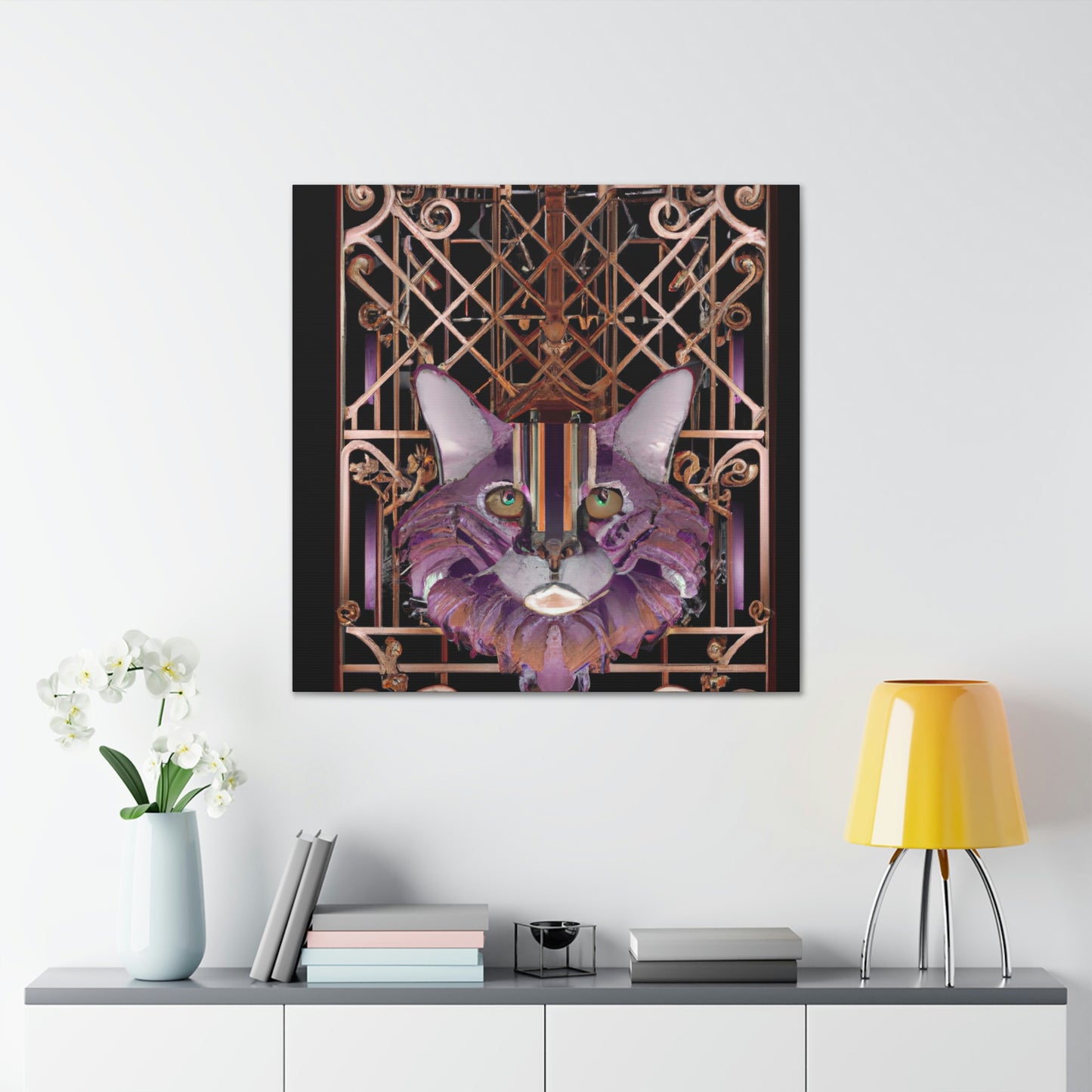 Gleaming Maine Coon - Canvas