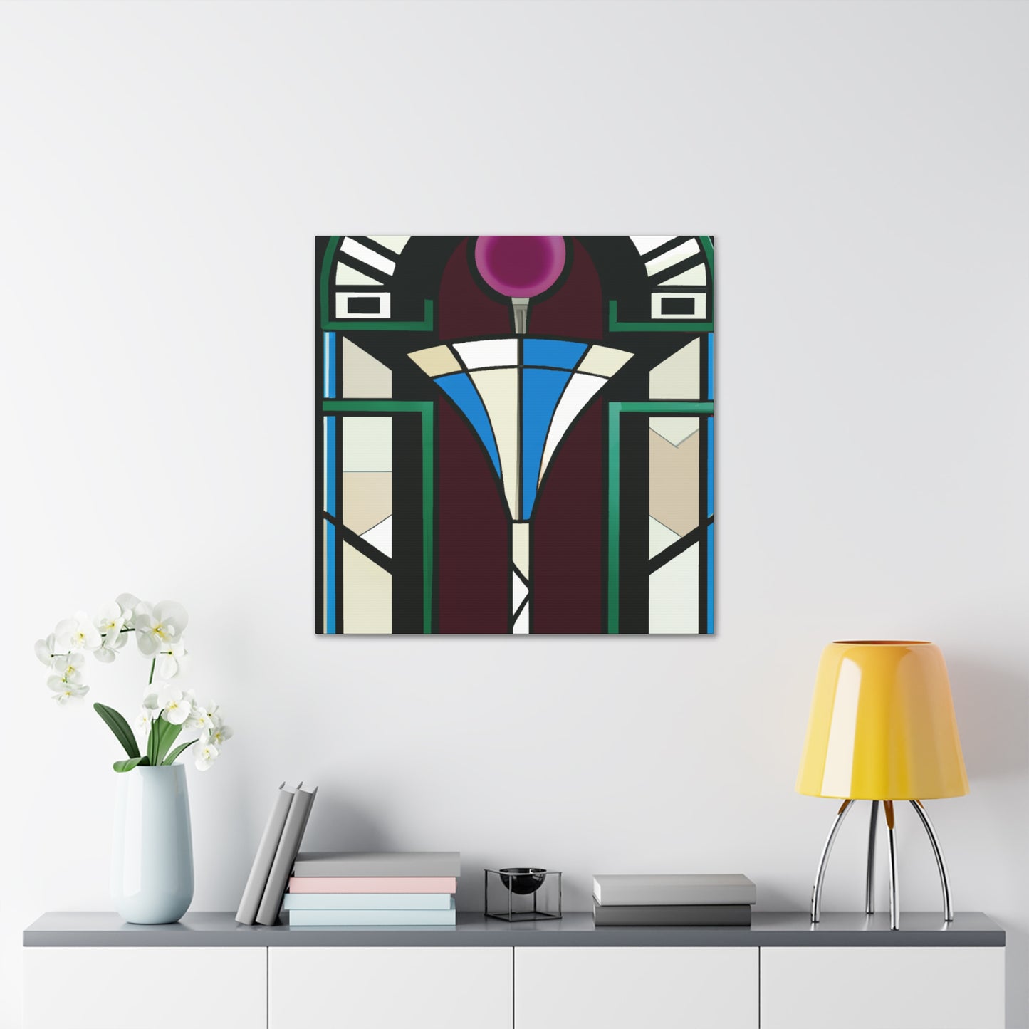 "Gleaming Wine Chalice" - Canvas