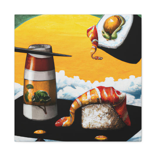 "Sushi in Surrealism" - Canvas