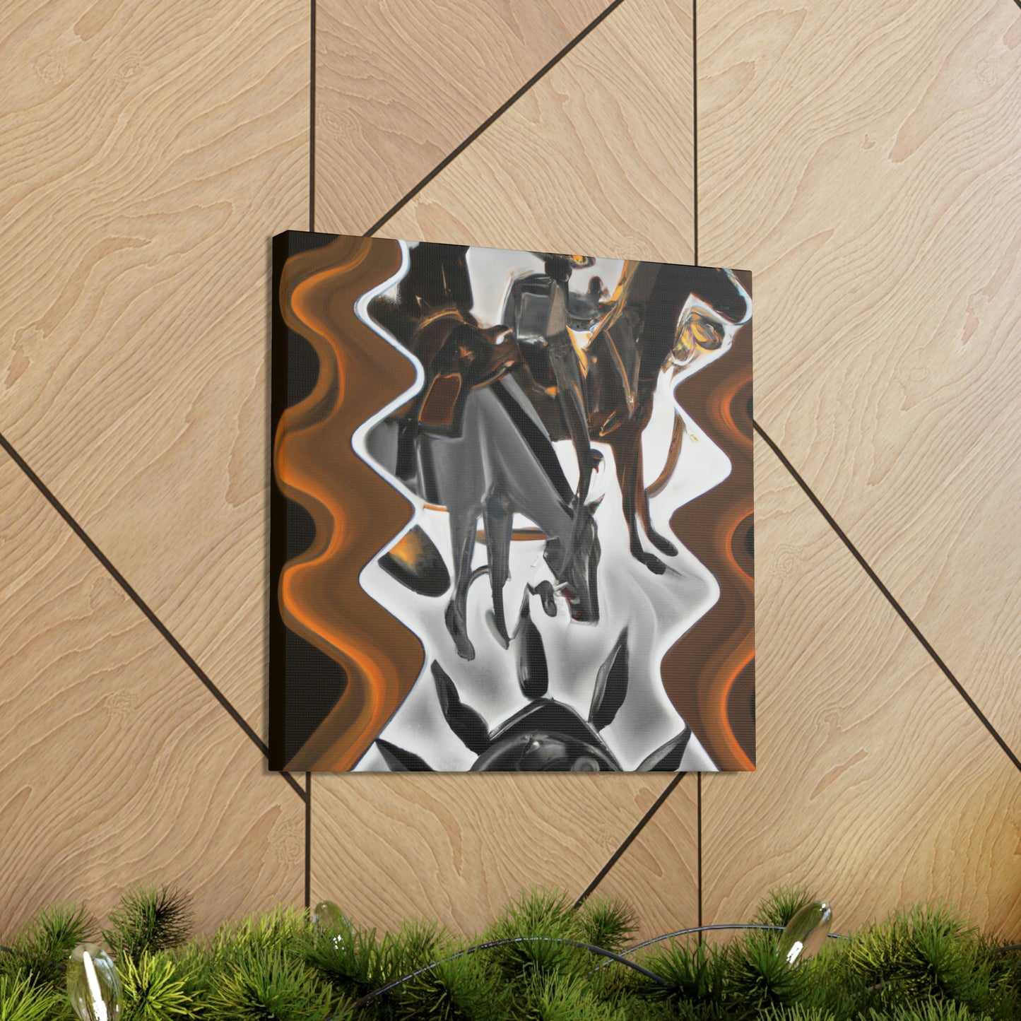 "Rodeo in the Roaring Twenties" - Canvas