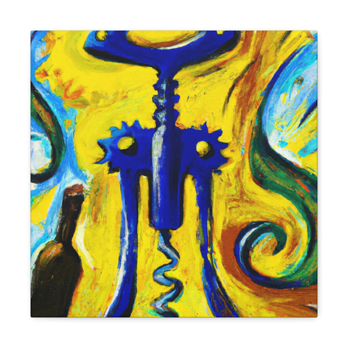 "The Corkscrew's Winding Dance" - Canvas