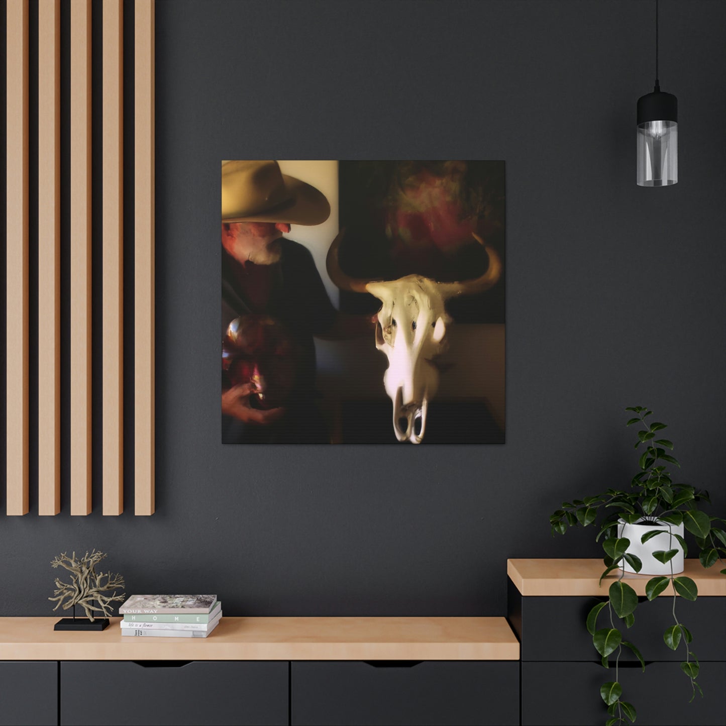 Cow Skull Reflection
 - Canvas