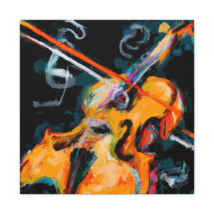 "Vibrant Violin Melody" - Canvas