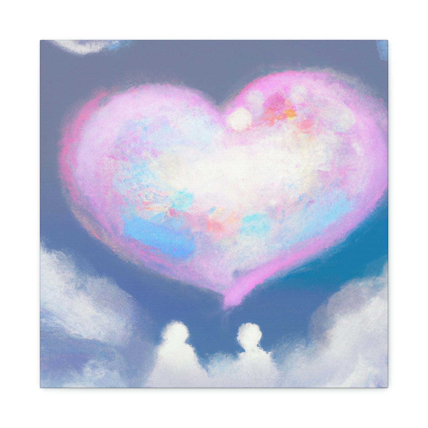 Hearts in Heaven's Clouds - Canvas