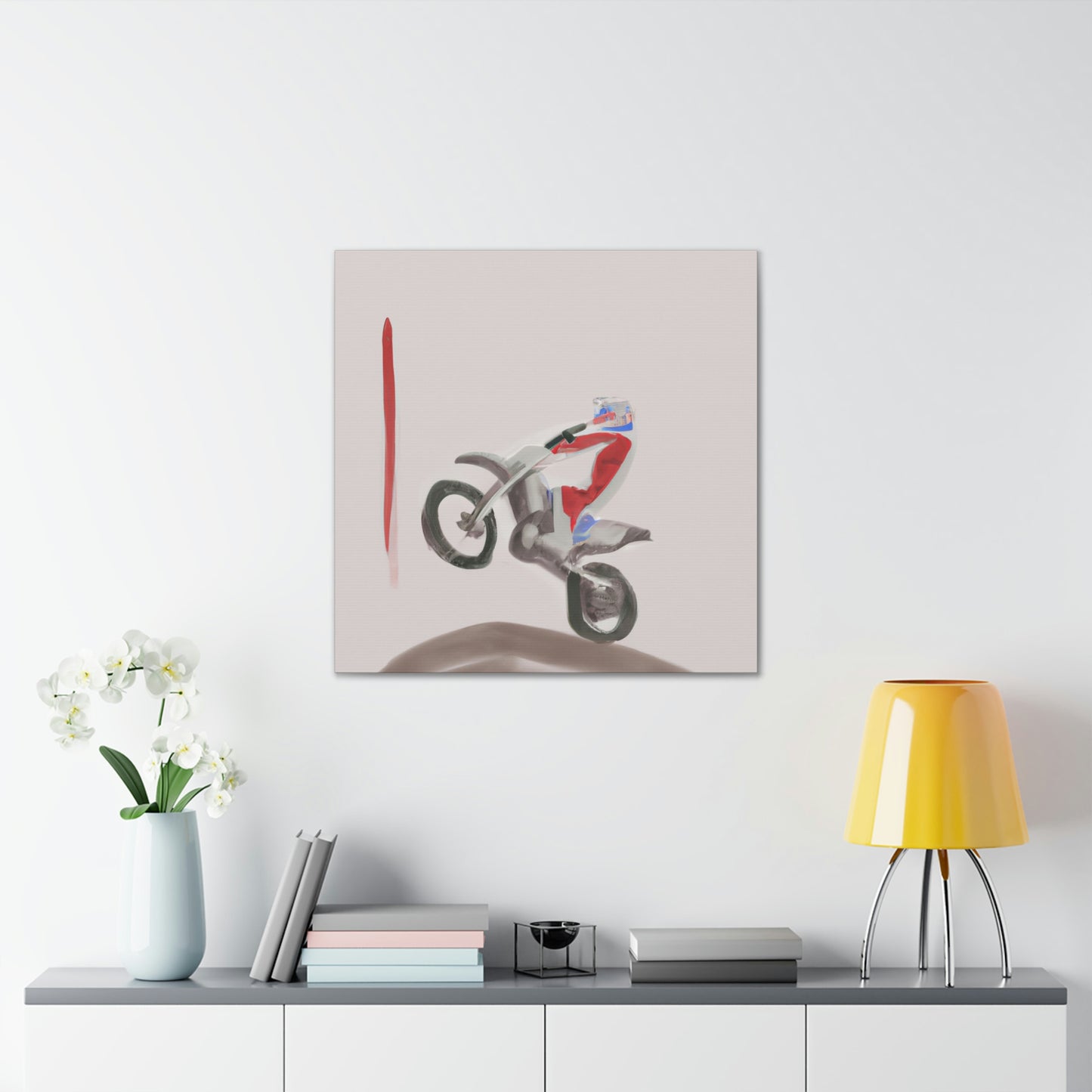 "Motocross and Minimalism" - Canvas