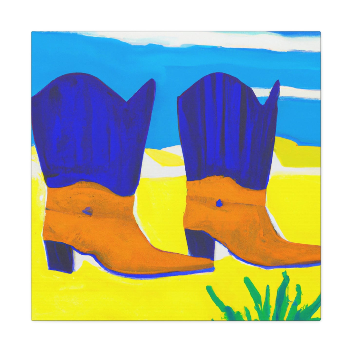 Boots in Pop Art - Canvas