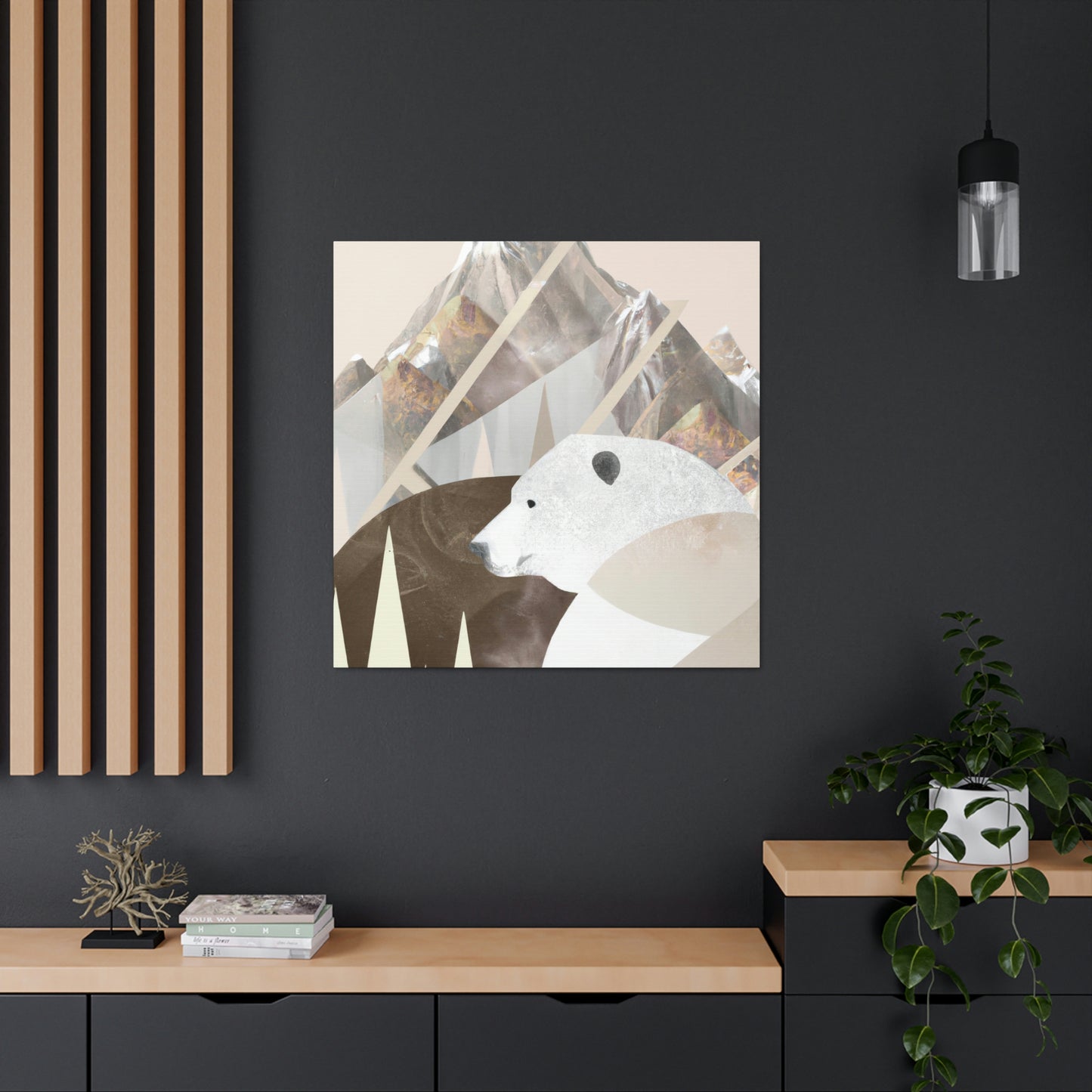 "Bear on the Boulevard" - Canvas