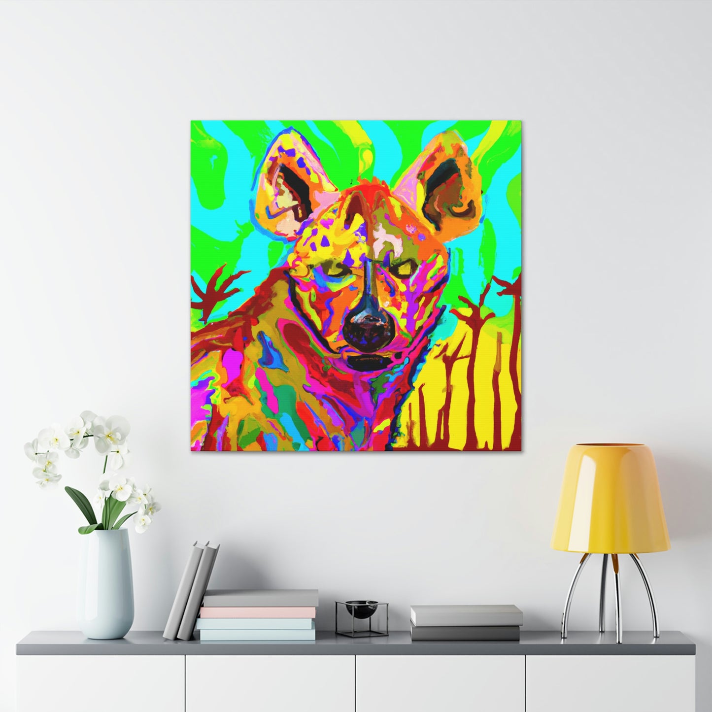 "Hyena in the City" - Canvas