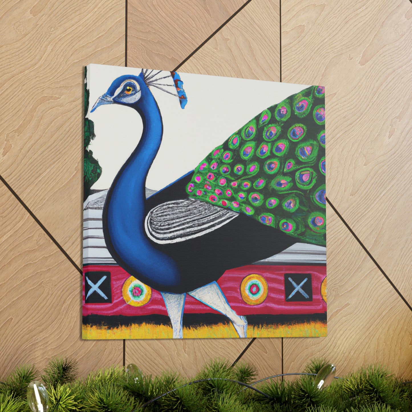 "Peacock in Paradise" - Canvas