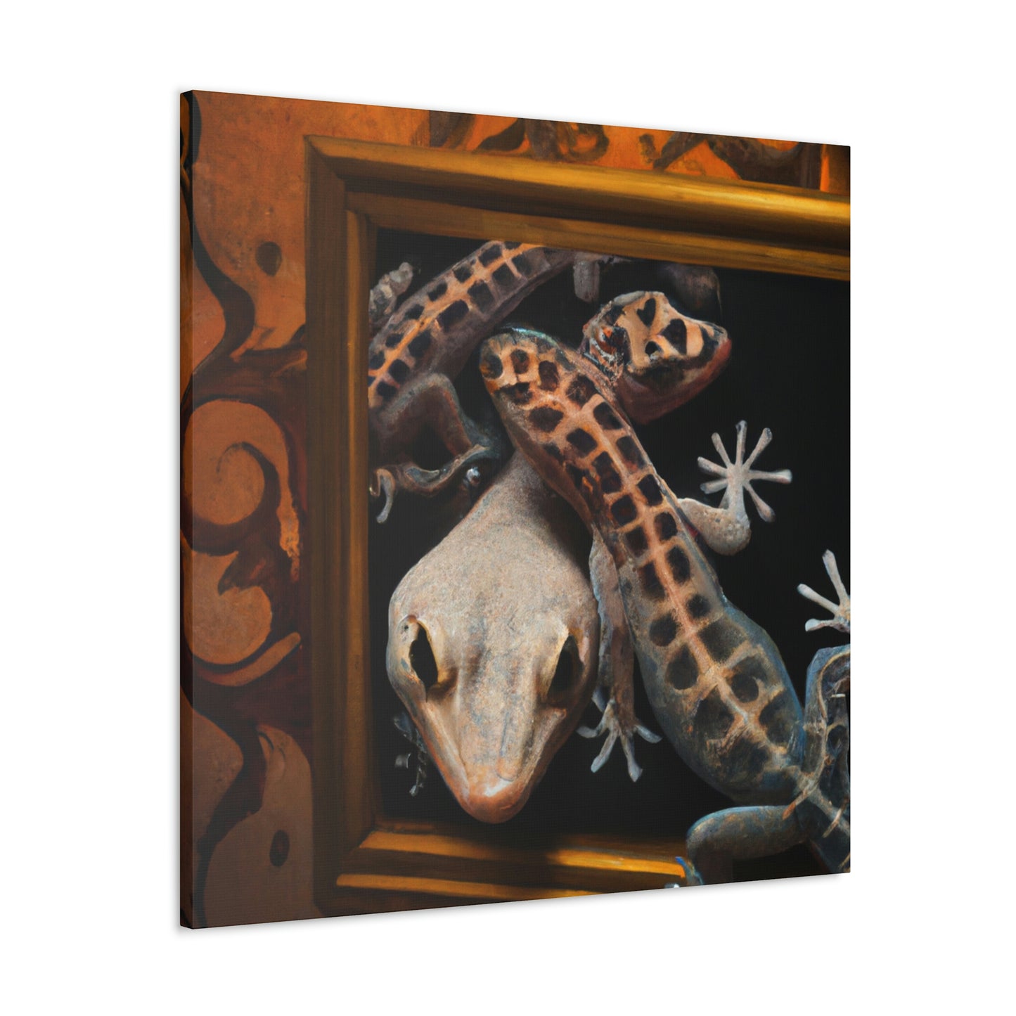 Geckos at Dawn. - Canvas