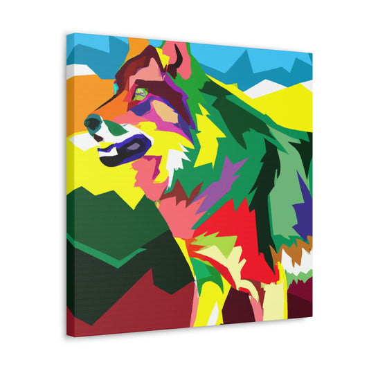 "Wolf Pack Portrait Pop" - Canvas