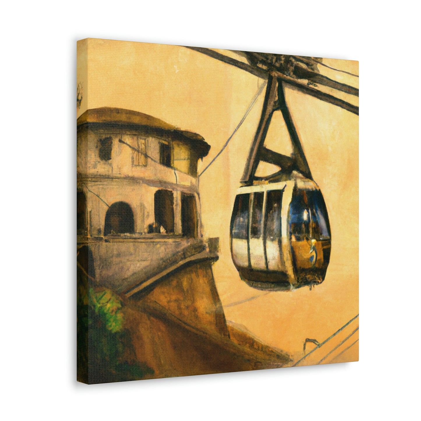 Steampunk Cable Car Dream - Canvas