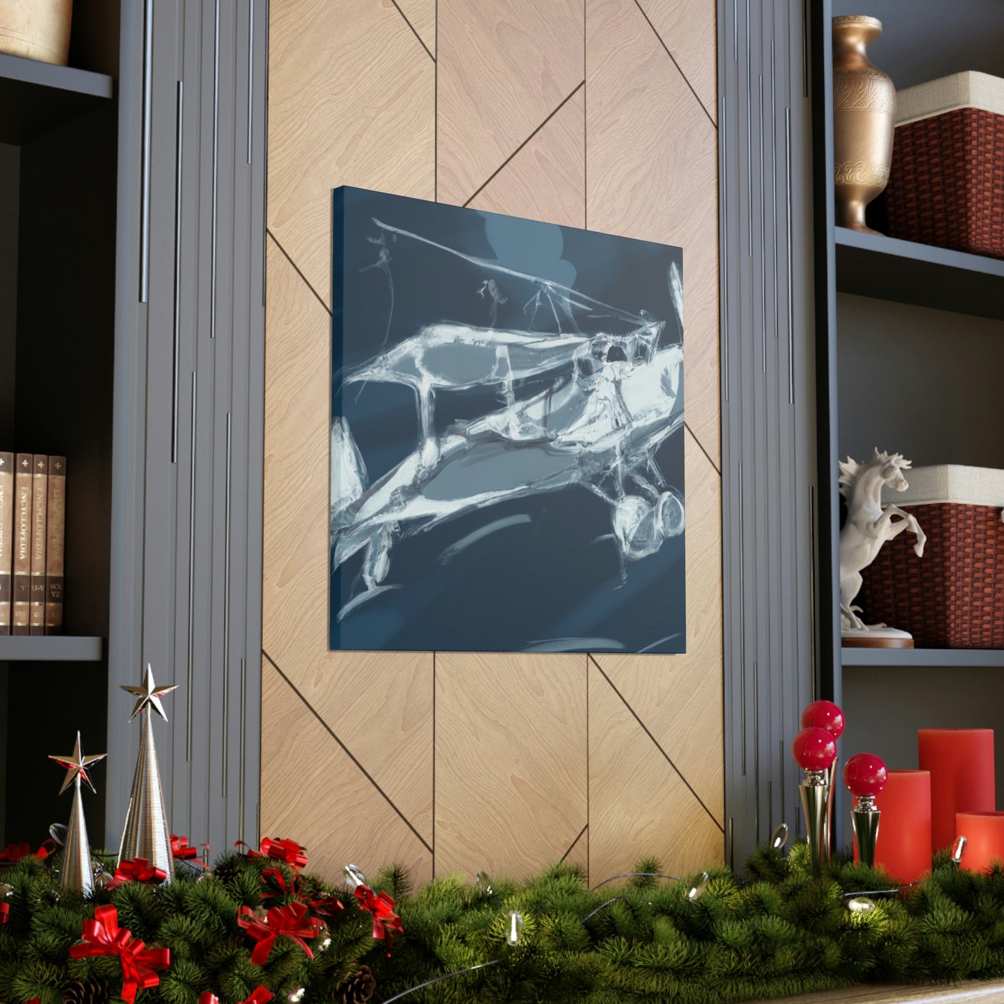 "Vintage Plane Aviator" - Canvas