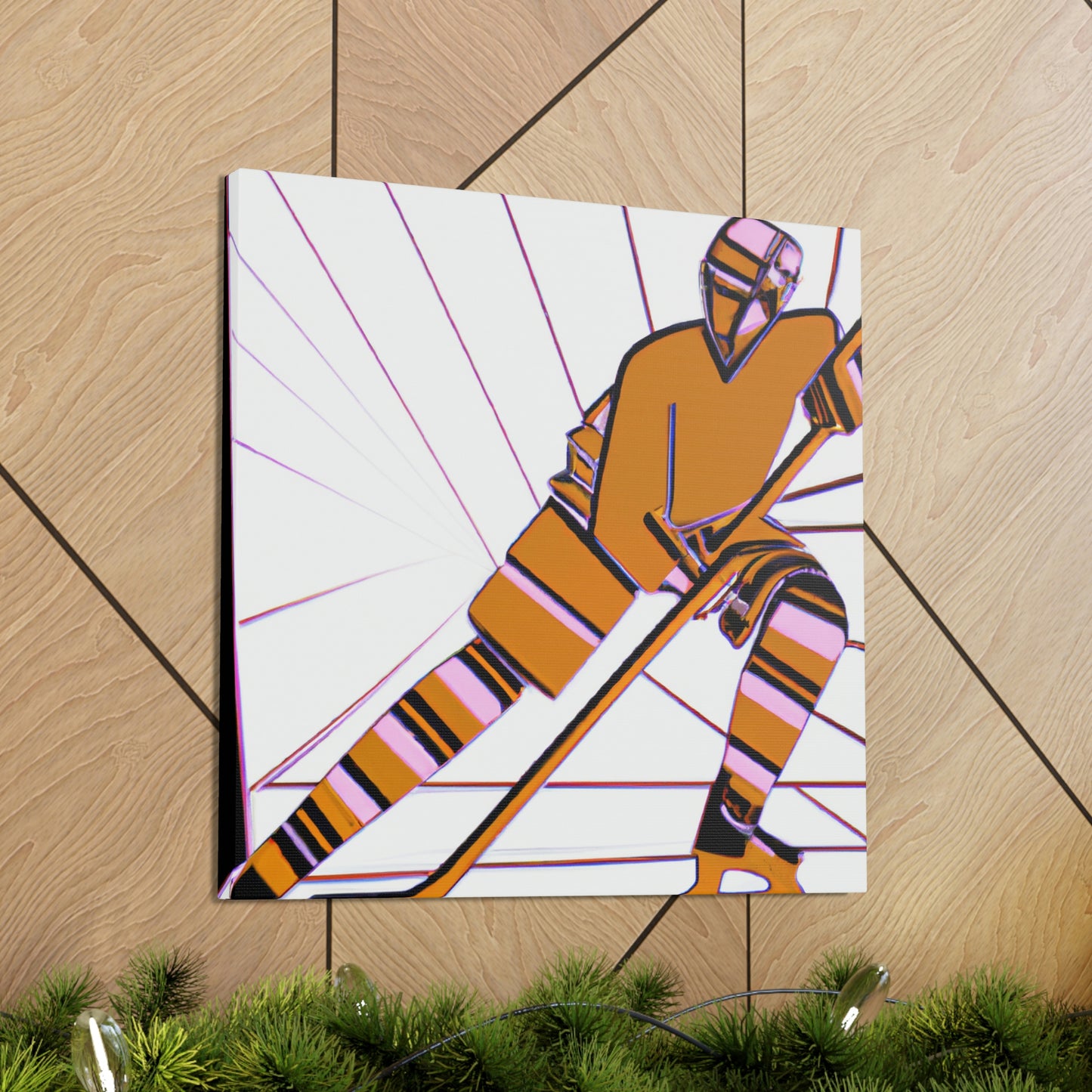 Hockey in Art Deco - Canvas