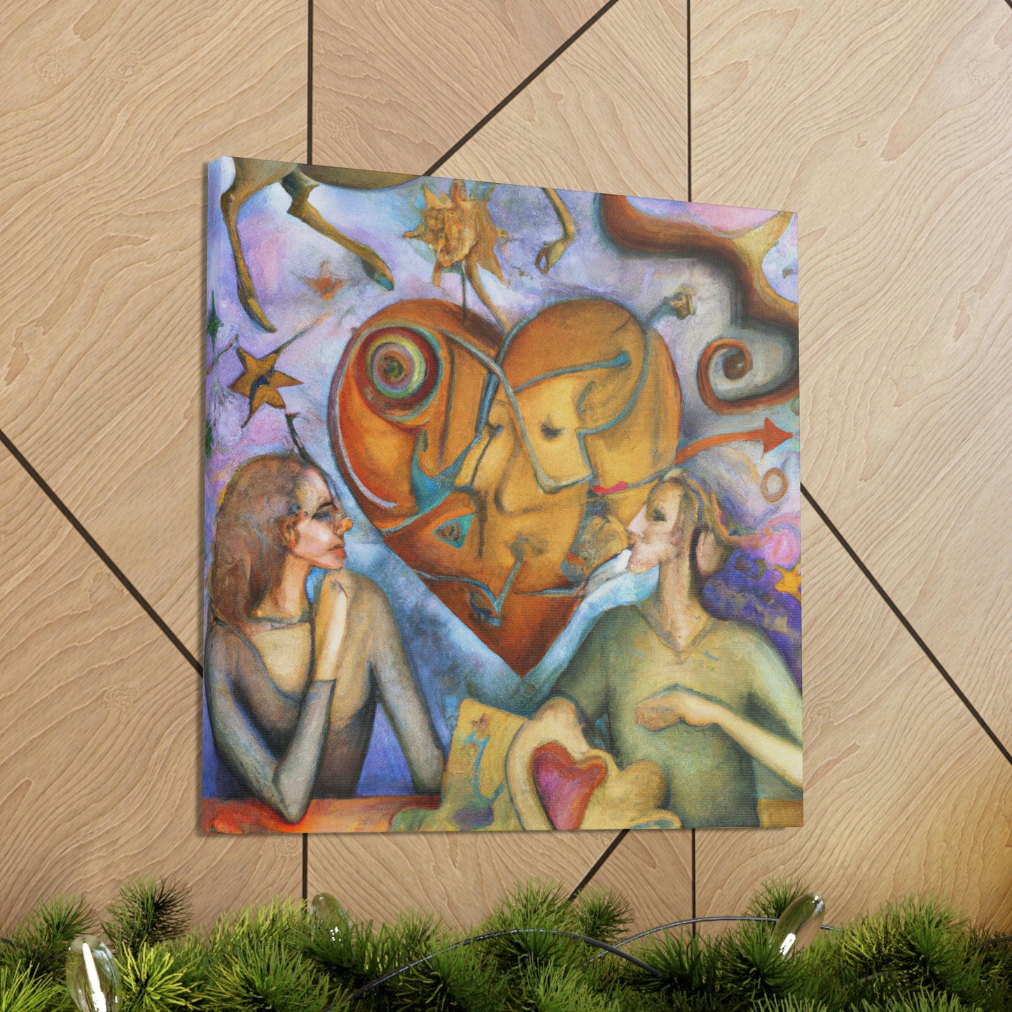 Love's Starry Night - Canvas