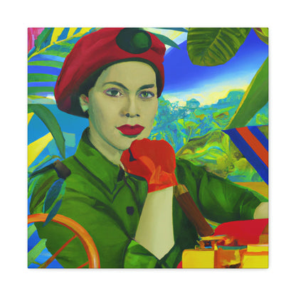 "Rosie the Riveter Reframed" - Canvas