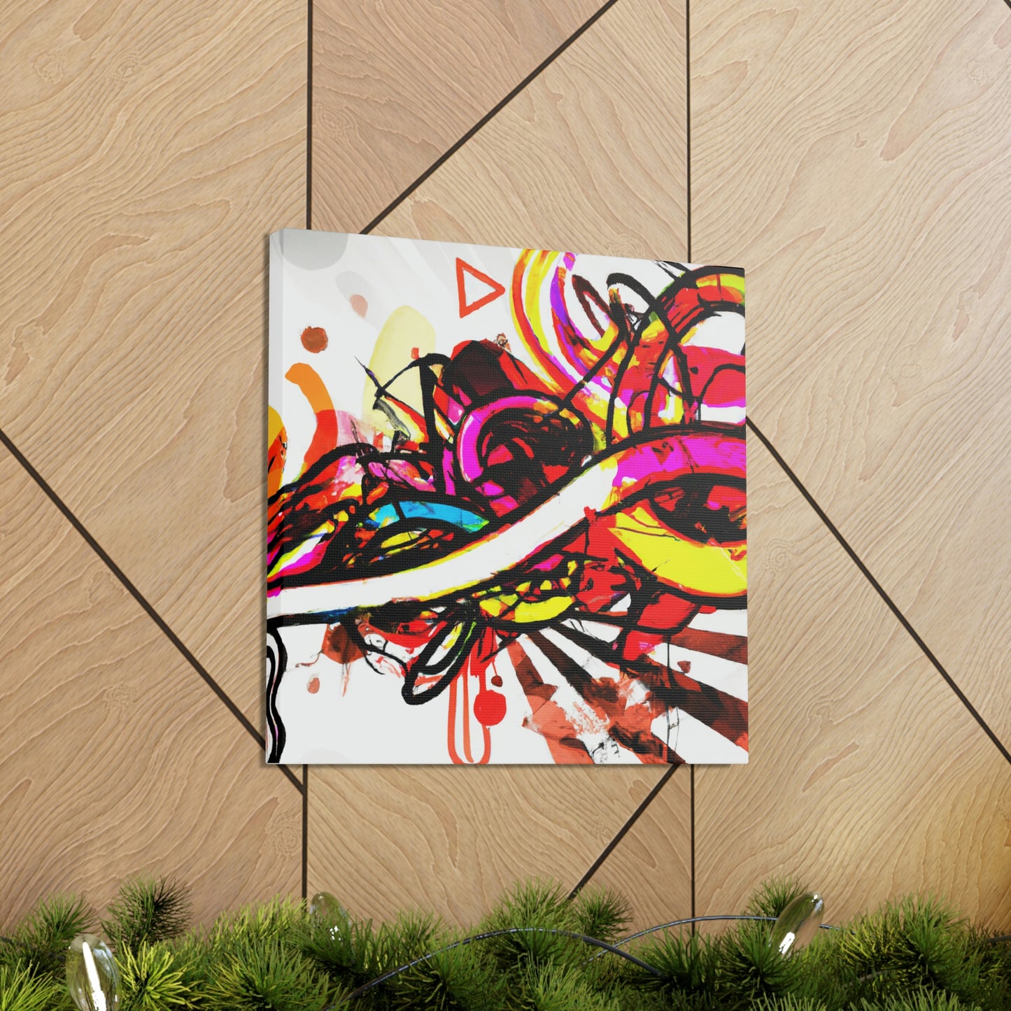 Vivid Postmodern Symphony - Canvas