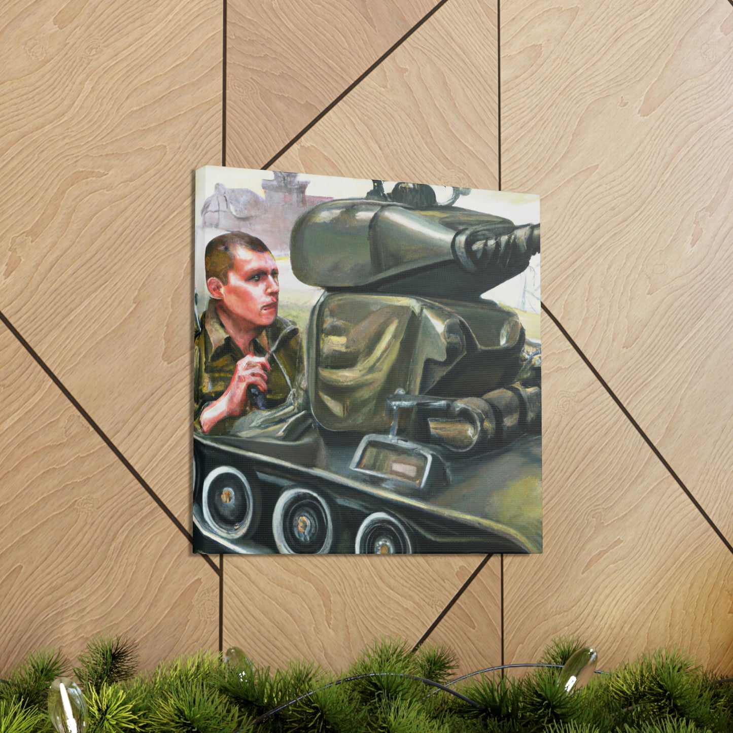 "Tank Operator Dreamscape" - Canvas