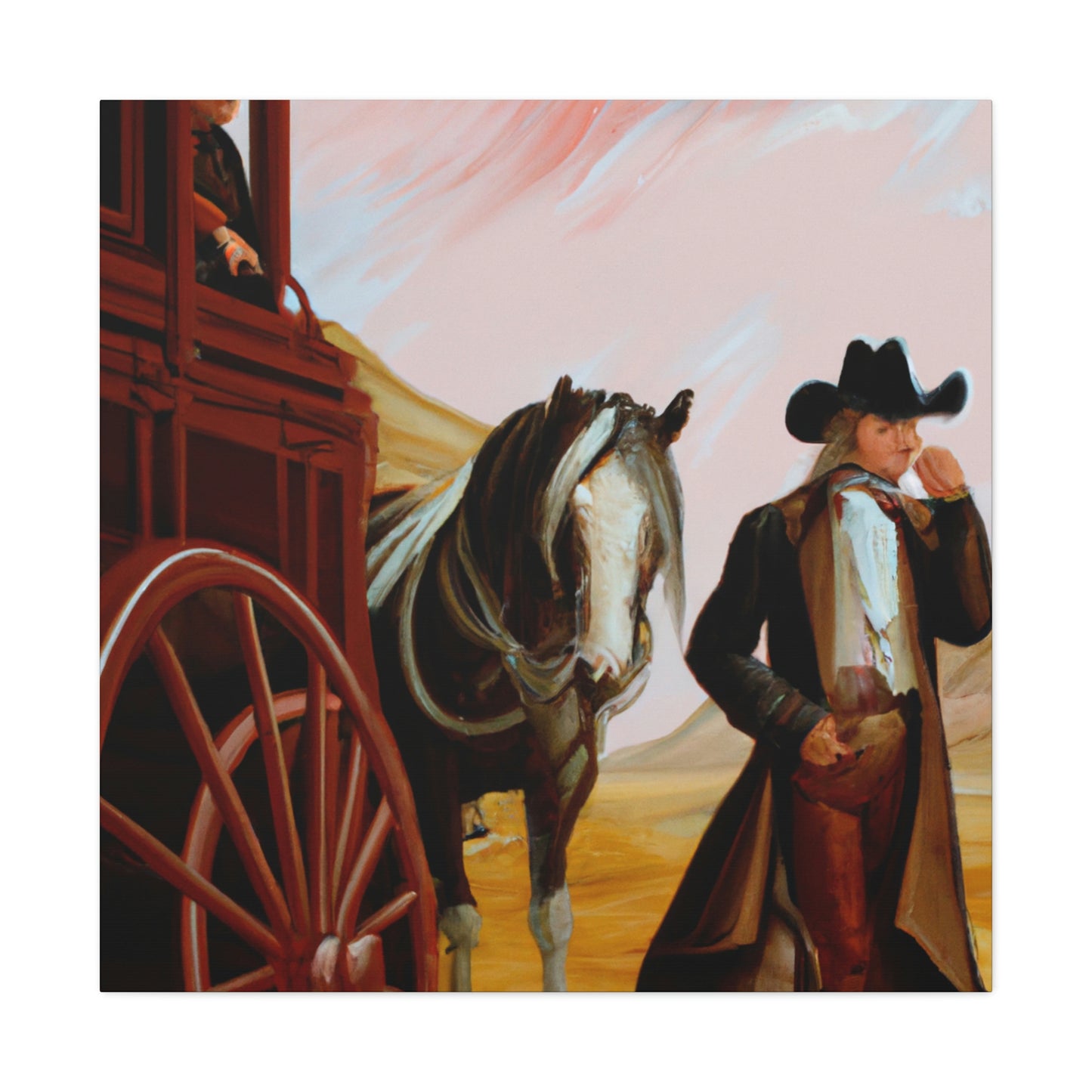 Stagecoach Neoclassicism - Canvas