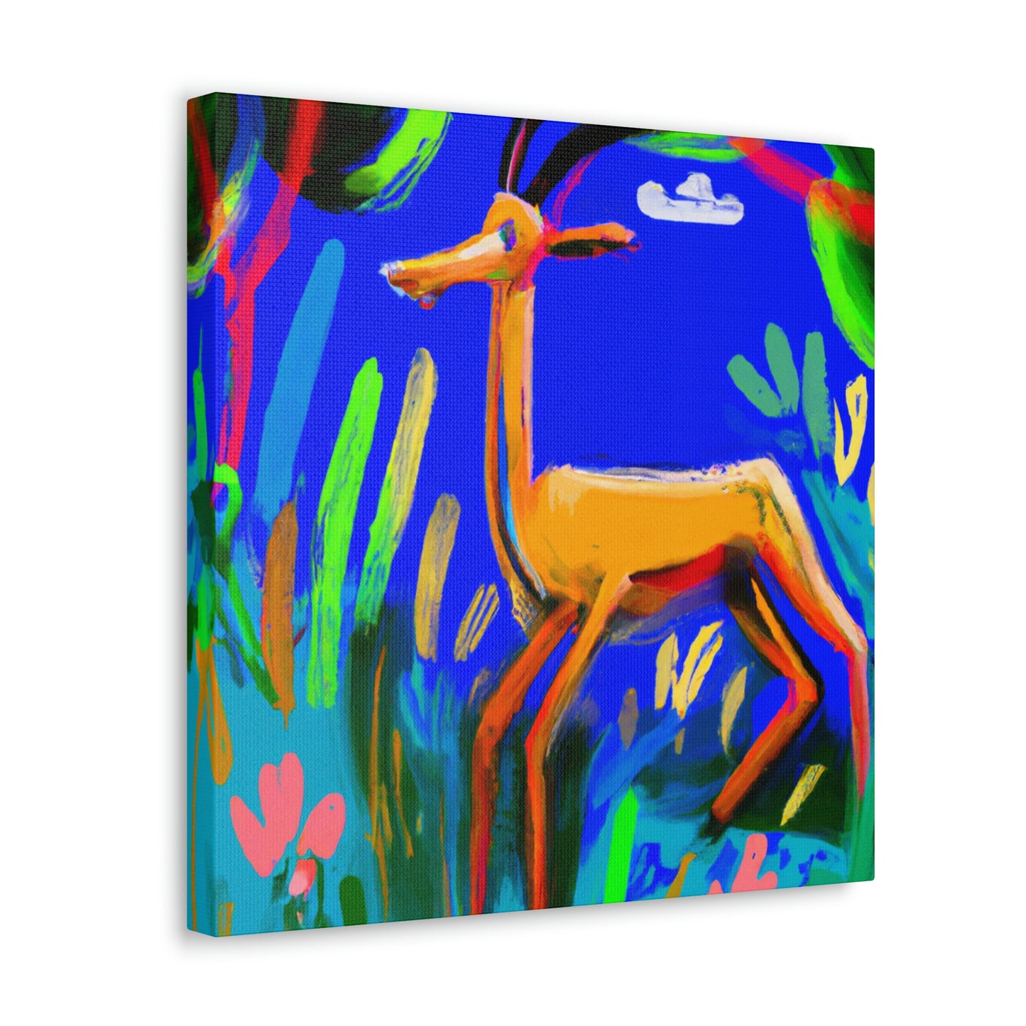 Gazelle in Expressionism - Canvas